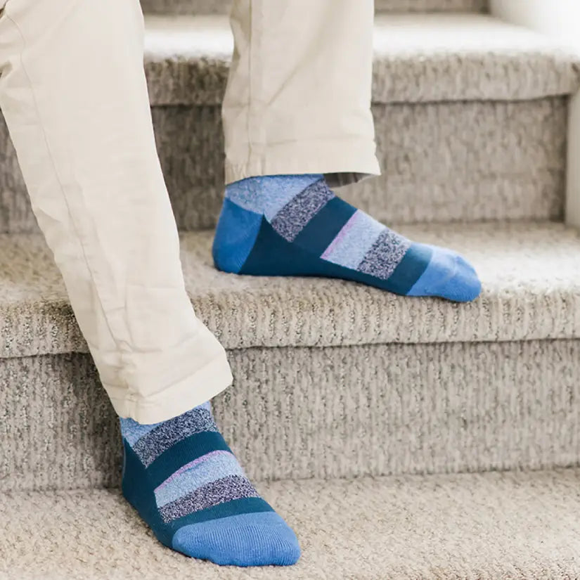Silver Steps Diabetic Gripper Socks, 2 Pairs - Miles Kimball