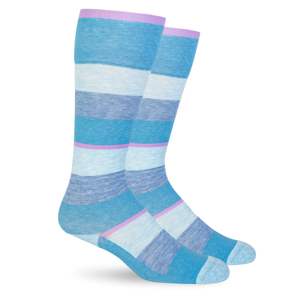 Dusk Blue Stripes Cotton Energy Socks – Dr. Segal's